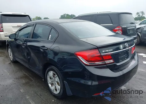 2014 Honda Civic Lx из США, поврежденный, VIN 2HGFB2F55EH526731